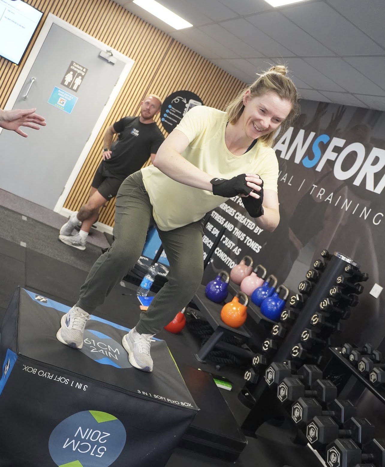Laura during practical training at TSPT Academy