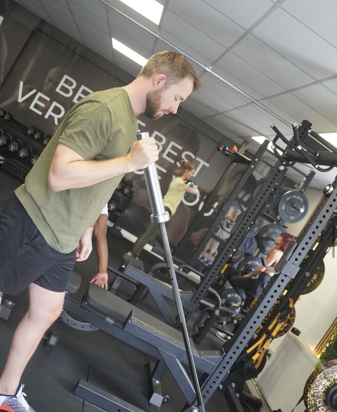 Matt during practical training at TSPT Academy